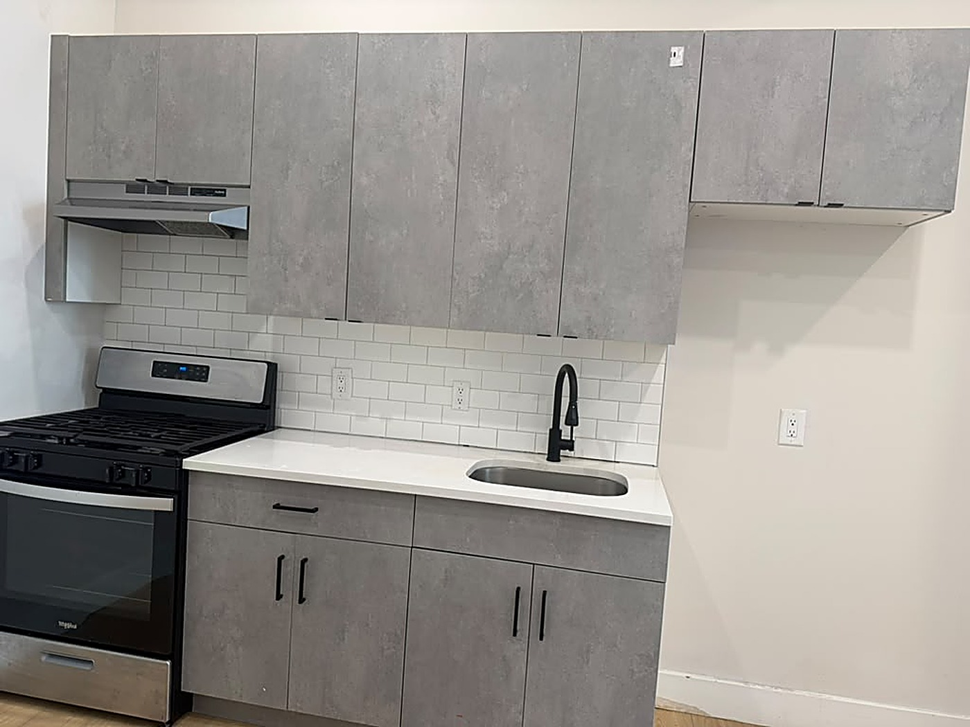 Kitchen and living space