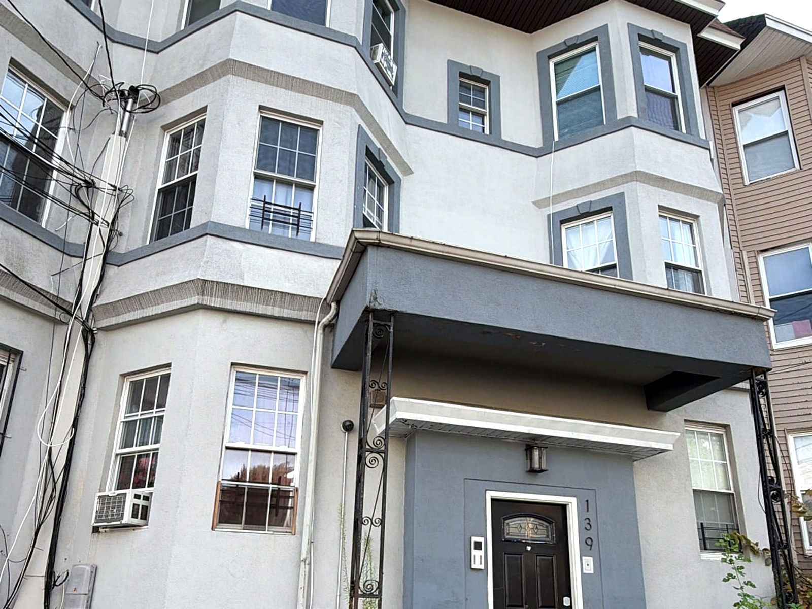 Entrance and steps at 139 Wilkinson Ave, Jersey City