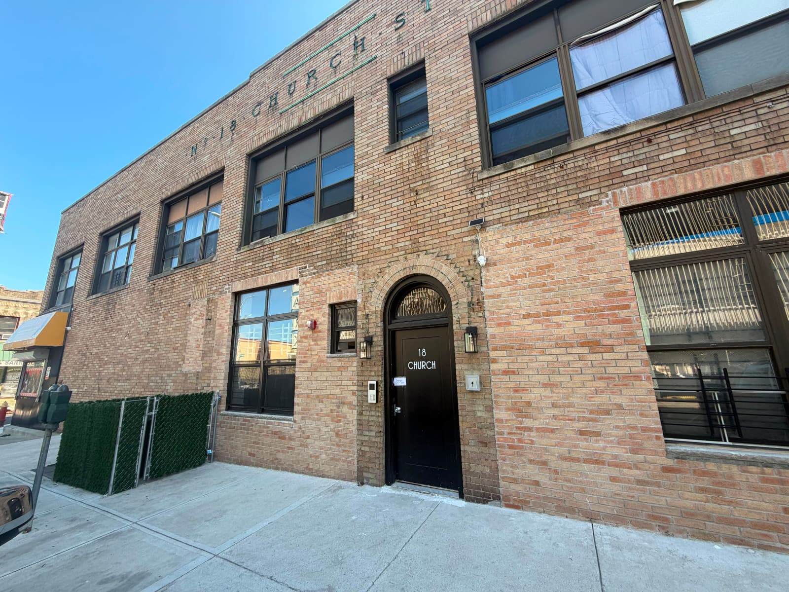 Street-level unit entry doors