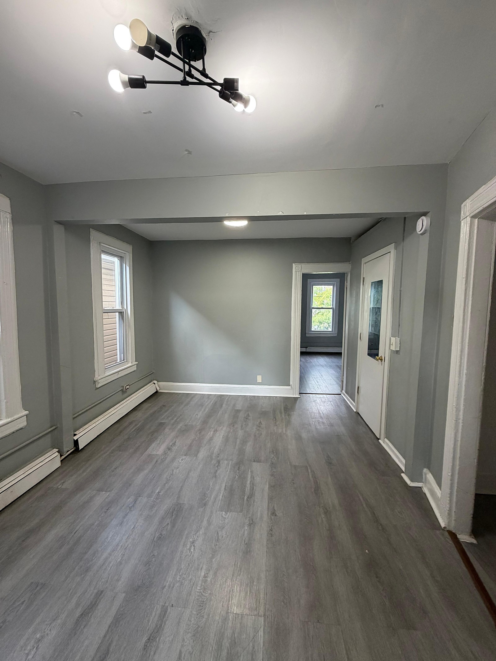 Renovated living area at 10 Mitchell St, West Orange